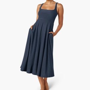 Beyond Yoga Featherweight At The Ready Square Neck Dress